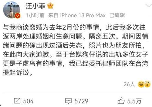 汪小菲发文爆料视频,揭秘背后惊人真相  第3张